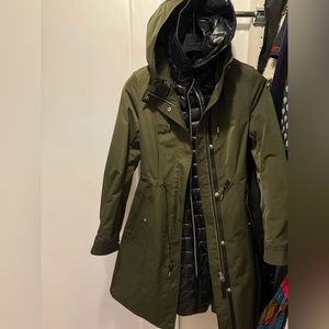 Mackage 2 in 1 Rain Parka with removable liner